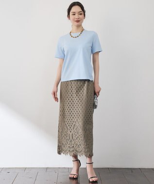 自由区 L 【カタログ掲載・シルエットアップデート】ハイカウント Tシャツ サックス