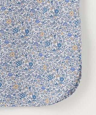 J.PRESS LADIES 【洗える】 LIBERTY Honeydew/Kate&Mil フリルネック ブラウス ブルー系5