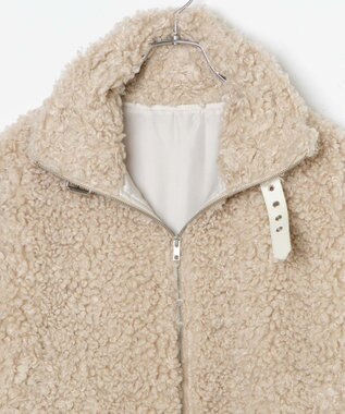 WEGO ボアフライトジャケット ライトベージュ