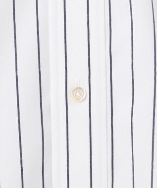 J.PRESS MEN 【WEB・一部店舗限定】【PREMIUM PLEATS / 形態安定】スーピマコットンホールドストライプ シャツ / ワイドカラー ネイビー系2