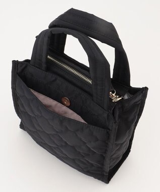 TOCCA 【撥水】CHECKER CLOVER QUILTMINIBAG キルトミニバッグ ブラック系