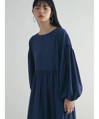 Green Parks armonia．２ｗａｙ袖ボリュームワンピース Navy