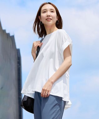 UNFILO ヒートシールドジャージー ボリュームフレアT ホワイト