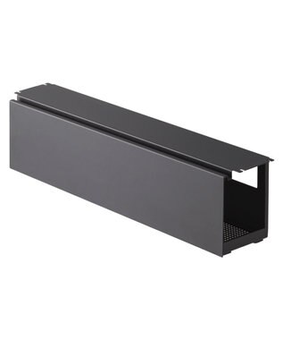 tower デスク下天板ケーブルラック タワー ロング ブラック ブラック