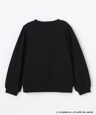 ANY KIDS 【マイメロディ＆クロミ×ANY KIDS】アップリケ トレーナー ブラック×クロミ