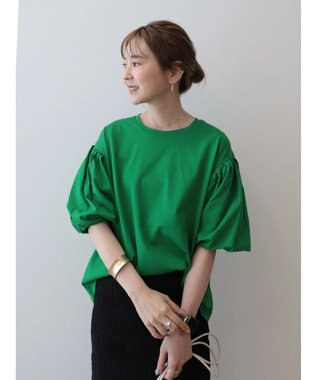 AMERICAN HOLIC ボリュームスリーブカットプルオーバー Green