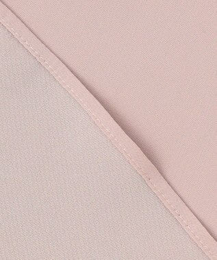 ICB L 【接触冷感・UVケア・速乾・洗える】BackSatinAmunzen 配色ボウタイブラウス ヘイズピンク系