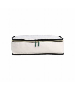 ACE BAGS & LUGGAGE HAyU × ace. トラベルポーチ Lサイズ 猫柄 17823 アイボリー