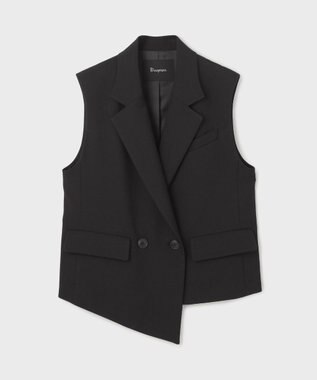 GRACE CONTINENTAL イレヘムジレジャケット ブラック