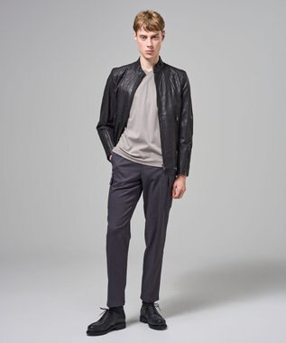 JOSEPH HOMME 【新色追加】ハイゲージベアスムース　VネックＴシャツ ベージュ系