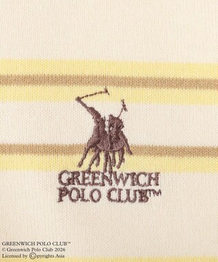 Green Parks GREENWICH POLO CLUB(TM)布帛ドッキングポロニットプルオーバー Yellow