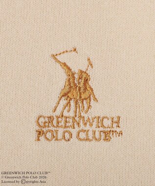 Green Parks GREENWICH POLO CLUB(TM)布帛ドッキングポロニットプルオーバー Ecru