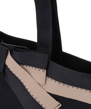 TOCCA KNOT IN CONTRAST CANVASTOTE キャンバストート ブラック系