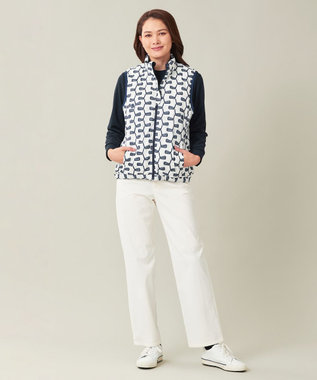 23区GOLF 【WOMEN】【ストレッチ】コーデュロイ カラーパンツ ホワイト系