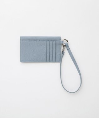 TOPKAPI 【Breath TOPKAPI】DUAL デュアル シュリンクレザー バイカラー フラグメントケース　薄型 / 軽量 ブルーグレー