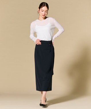 BEIGE， 【セットアップ対応】SPHENE / スクエアDカンIラインスカート Navy