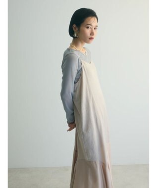 Green Parks ａ．マーメイドキャミワンピース Light Beige