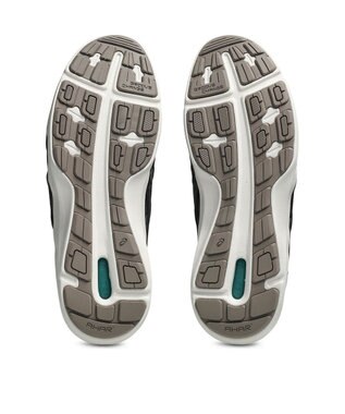 ASICS WALKING ハダシウォーカー LE レディース 3E相当 ブラック×ベージュ