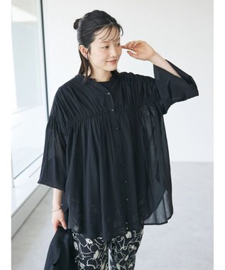 CRAFT STANDARD BOUTIQUE ヴィンテージボイルシャーリングシャツ Black