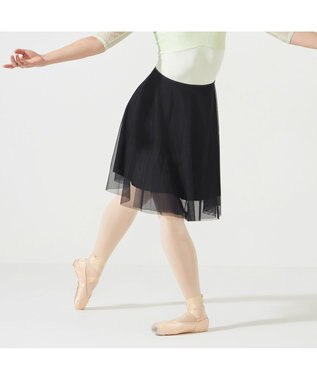 Chacott 巻きスカート ブラック