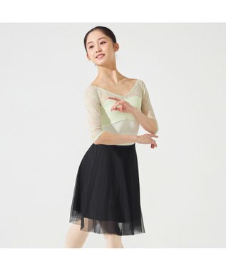 Chacott 巻きスカート ブラック