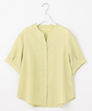 ANY SIS 【接触冷感・UVカット・速乾】スムージーポリエステル 2WAY ブラウス 【WEB限定】ライム
