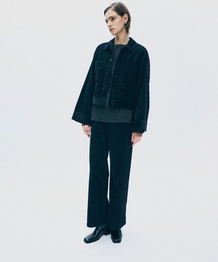 uncrave コーデュロイ ワイドパンツ ブラック