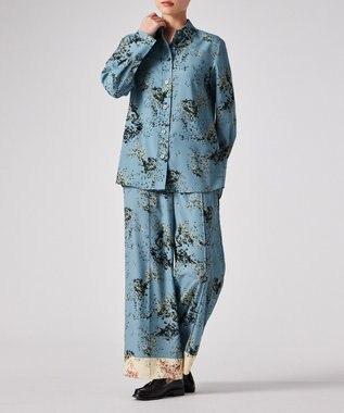 Paul Smith Painterly Buds パンツ ライトブルー