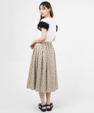 TOCCA 【洗える・接触冷感】IN MY HEART スカート ブラウン系7