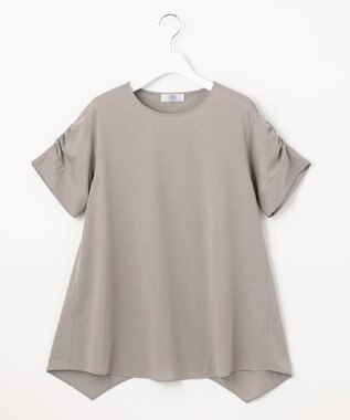 J.PRESS LADIES プレーティングジャージー カットソー ライトグレー系