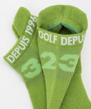 23区GOLF 【WOMEN】アンクルソックス グリーン系