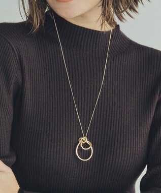 YECCA VECCA ノットフープワントップネックレス