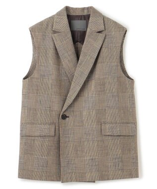 グレンチェック ジレ / uncrave | ファッション通販 【公式通販