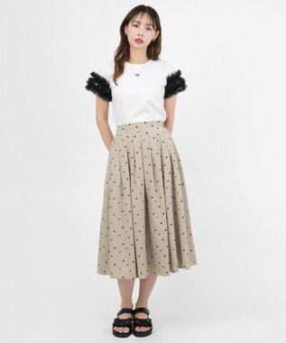 TOCCA 【洗える・接触冷感】IN MY HEART スカート ブラウン系7
