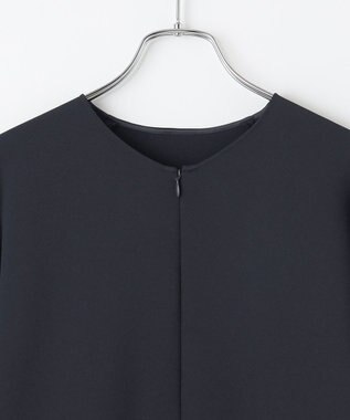 #Newans 【洗濯機可】オールシーンジップドレス ネイビー