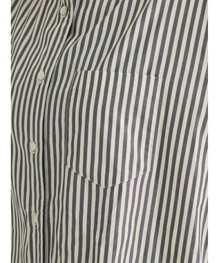 CRAFT STANDARD BOUTIQUE バンドカラーシャツ Stripe Gray