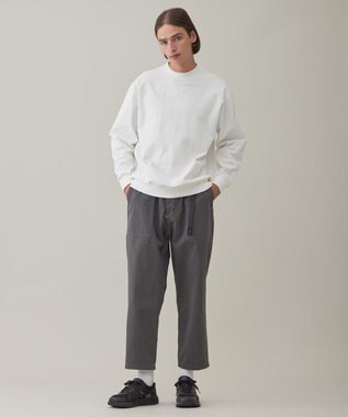 UNFILO GRAMICCI ルーズ テーパードパンツ チャコール