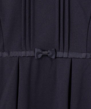 ANY KIDS レース付き きちんと ワンピース ネイビー