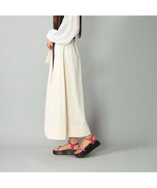 MODE ET JACOMO <noyau>パールデザイン厚底スポーツサンダル ピンク