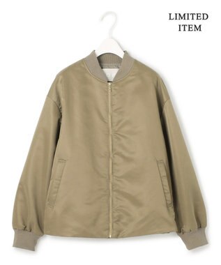 ICB 【WEB限定】 ナイロンラスターサテン MA-1 カーキ系