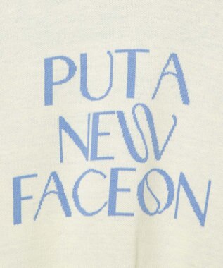 WEGO ジャガードニットプルオーバー ライトイエロー