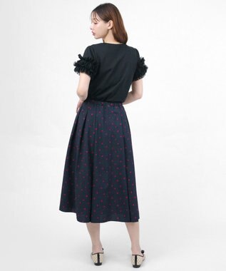 TOCCA 【洗える・接触冷感】IN MY HEART スカート ネイビー系7
