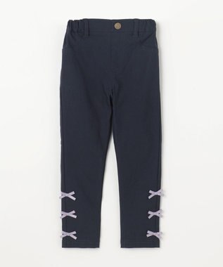 ANY KIDS 7days ガーリー パンツ ネイビー