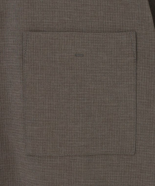 UNFILO MENS 【メンズノンノWEB掲載】BREEZEMOVE シャツ【東レ開発素材】 モカ