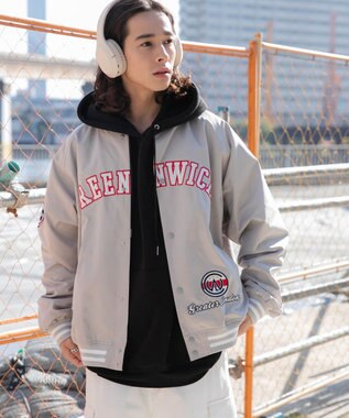 WEGO ワッペンスタジャン ライトグレー