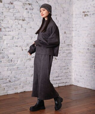 Green Parks ・ＥＬＥＮＣＡＲＥ　ＤＵＥ　エンボスプルオーバー Charcoal Gray