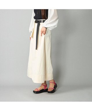 MODE ET JACOMO <noyau>パールデザイン厚底スポーツサンダル ピンク