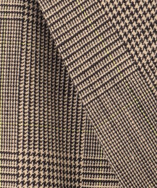 uncrave グレンチェック ジレ ブラウンチェック