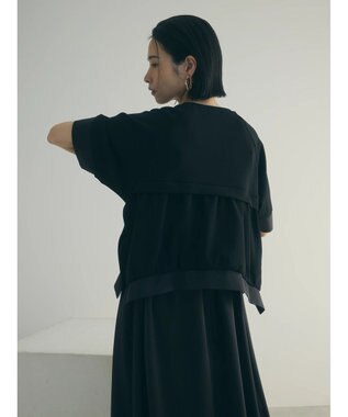 Green Parks armonia．カットレイヤードワンピース Black