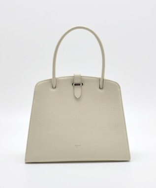 blancle シュリンクレザー ワンハンドルフォーマルバッグ ライトベージュ